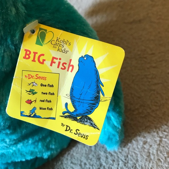 Blue Fish from Dr. Seuss 12” Plush - Picture 4 of 5